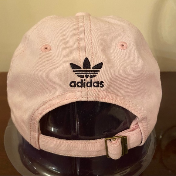 adidas Originals Women's Relaxed Plus Adjustable Strapback Pink Cotton Cap Hat - Picture 7 of 10
